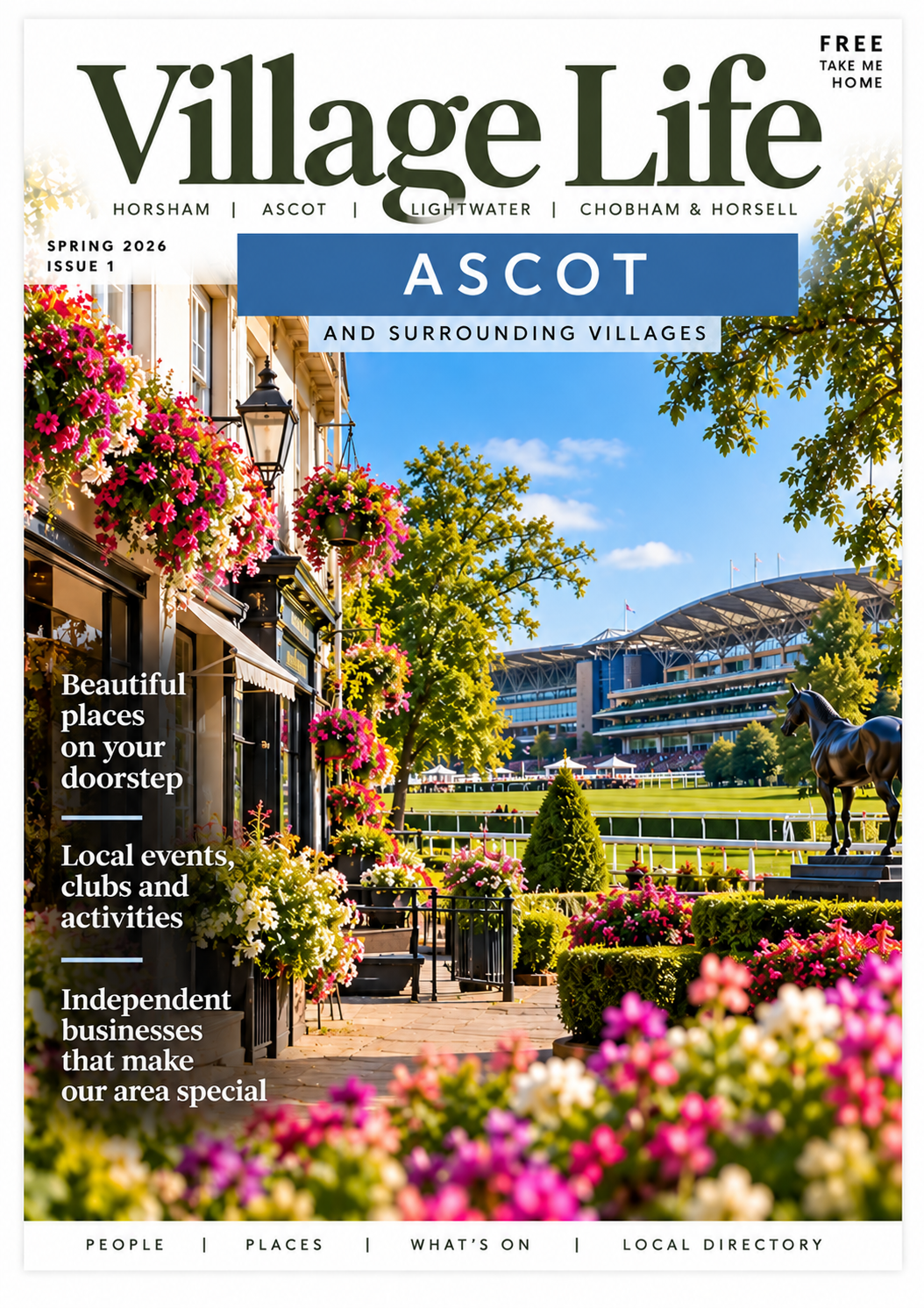 Village Life Ascot magazine cover